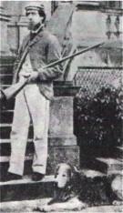 Foto: Seor Tweedmouth y el padre de Golden Retriever, Nous.